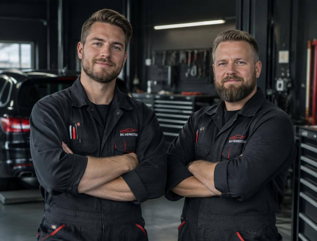 Mekanikerna på Hedlunds Bil